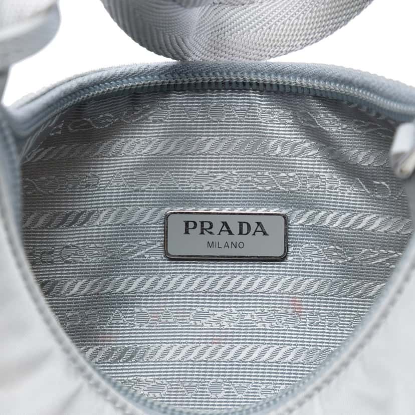 Prada Mini Re Nylon Re Edition 2000 Shoulder Bag Blue Very good condition - Box View
