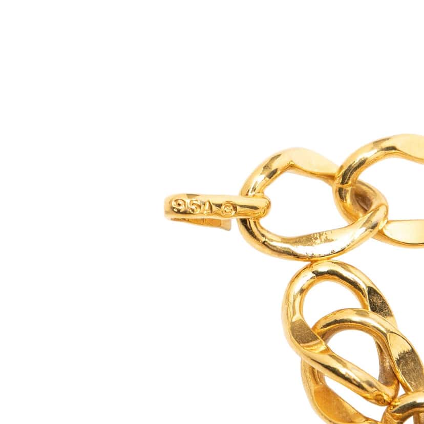 Chanel CC Gold Plated 31 Rue Cambon Medallion Chain Belt Gold Metal Very good condition - Inside View