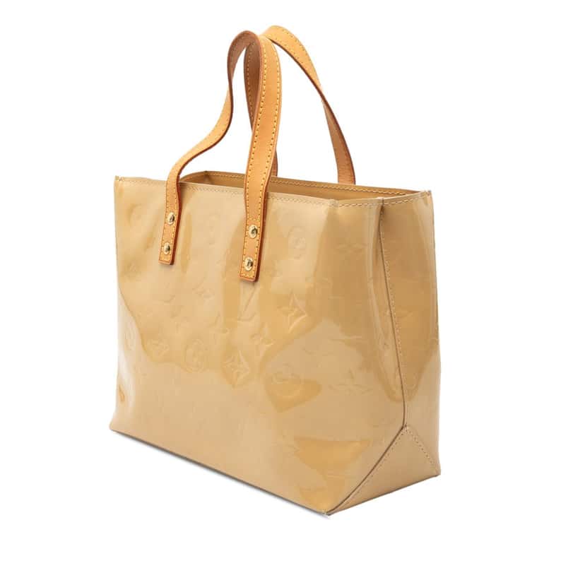 Louis Vuitton Monogram Vernis Reade PM Beige Leather Very good condition - Back View