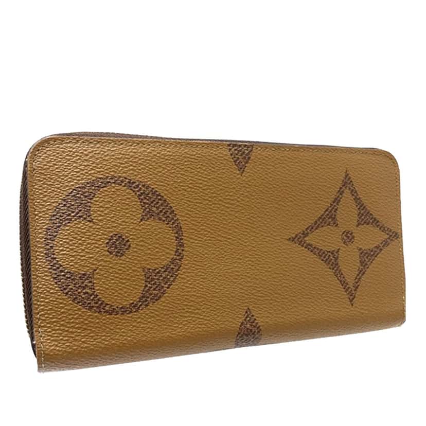 Louis Vuitton Monogram Giant Reverse Zippy Long Wallet Brown Very good condition - Inside View