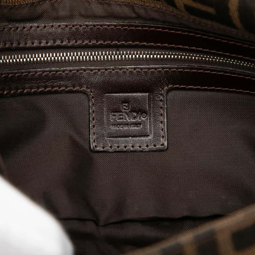 Fendi Zucca Canvas Baguette Brown Very good condition - Box View
