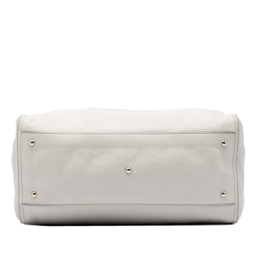 Gucci Large Leather Soho Cellarius Tote White Leather Very good condition - Inside View