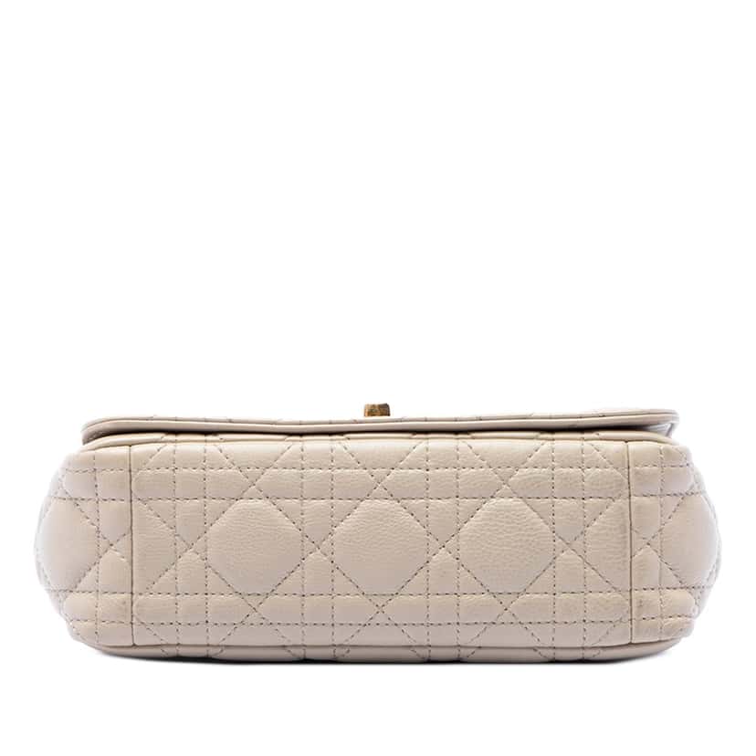 Dior Small Calfskin Cannage Caro Crossbody Beige Leather Very good condition - Inside View