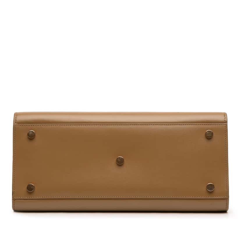 Saint Laurent Small Leather Sac De Jour Satchel Brown Leather Very good condition - Inside View