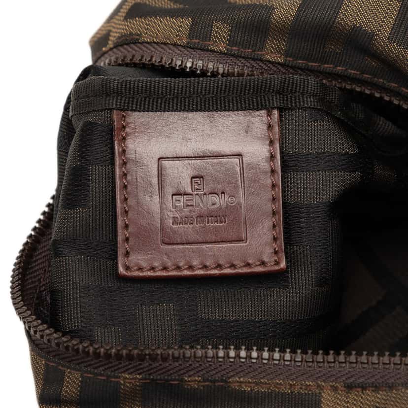 Fendi Mini Zucca Canvas Handbag Brown Very good condition - Box View