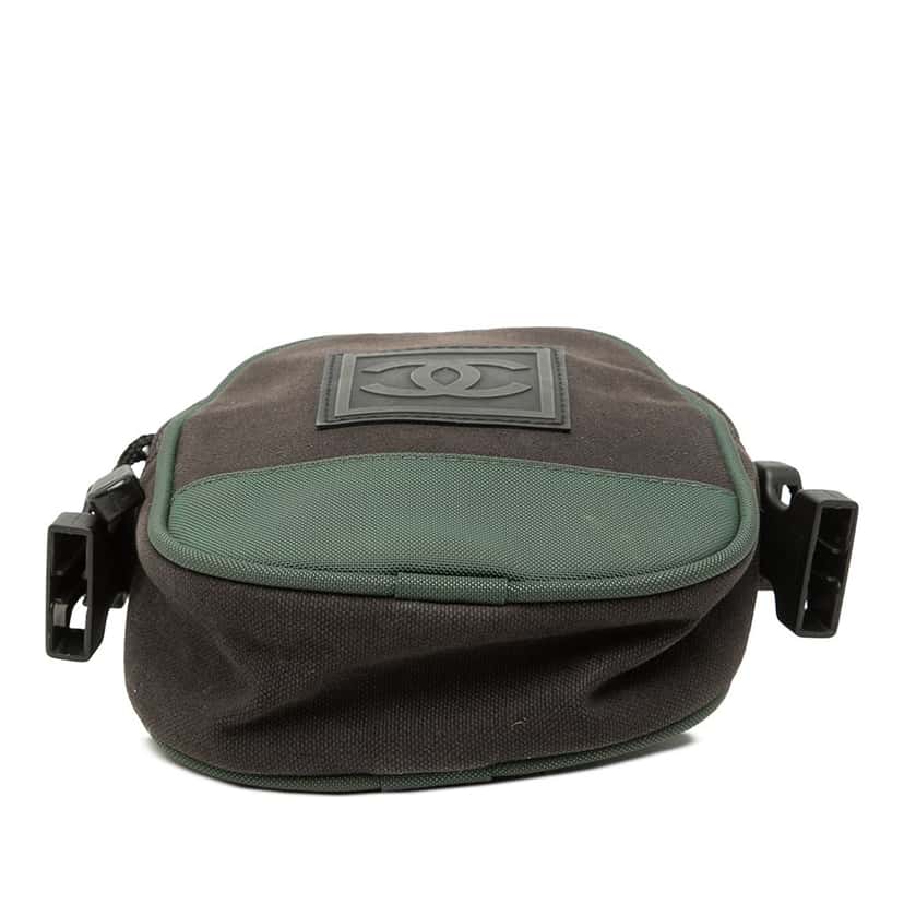 Chanel Sport Line CC Nylon Crossbody Brown Very good condition - Inside View