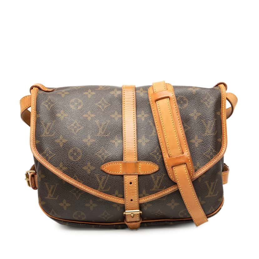 Louis Vuitton Monogram Saumur 30 Brown Very good condition - Front View