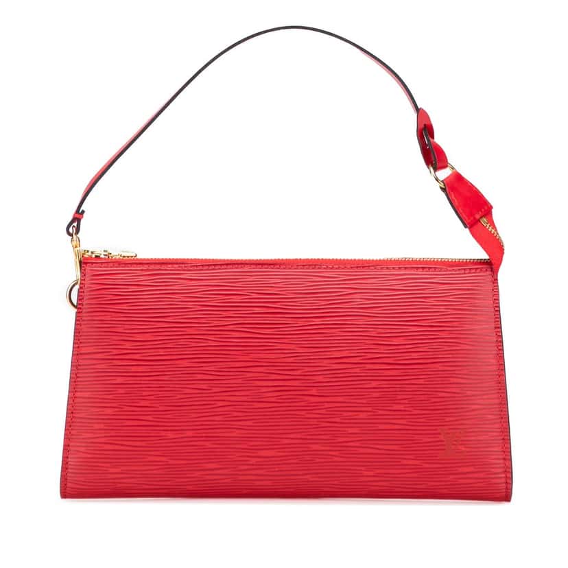 Louis Vuitton Epi Pochette Accessoires Red Leather Very good condition - Front View