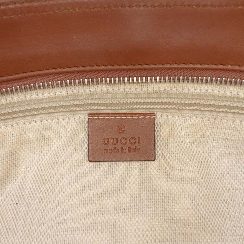 Gucci GG Canvas Web Tote Beige Very good condition - Box View