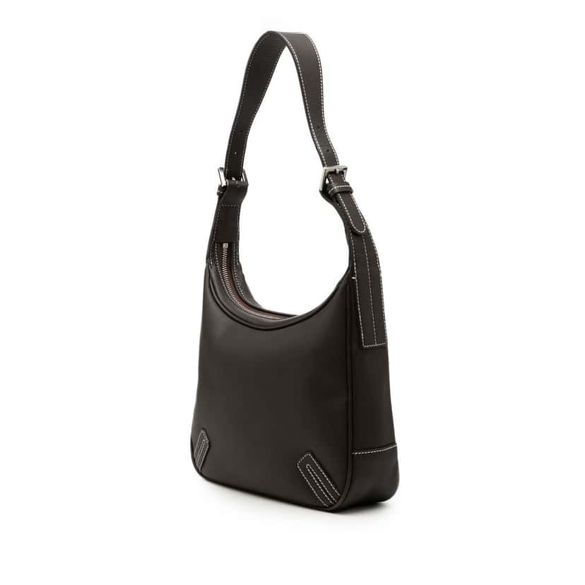 Burberry Leather Shoulder Bag Brown Leather Very good condition - Back View