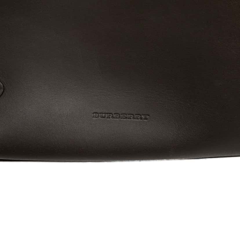 Burberry Leather Shoulder Bag Brown Leather Very good condition - Box View