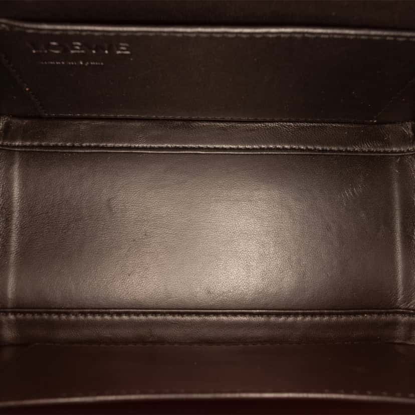Loewe Small Leather Tokyo Postal Top Handle Bag Orange Leather Very good condition - Box View