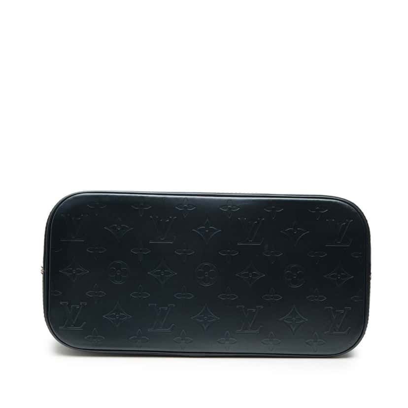 Louis Vuitton Monogram Mat Stockton Blue Leather Very good condition - Inside View