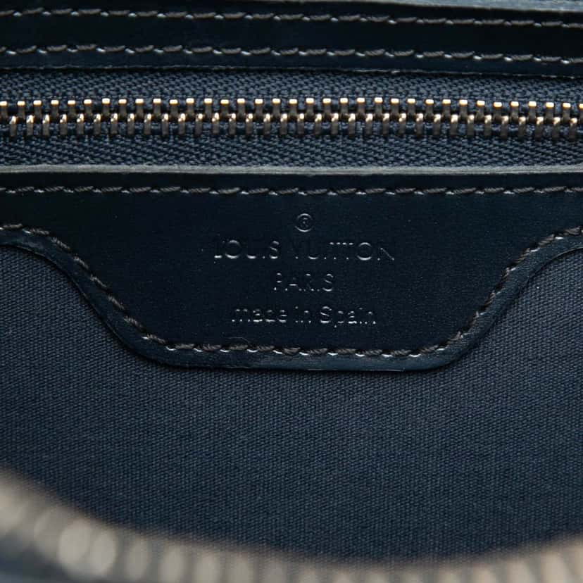 Louis Vuitton Monogram Mat Stockton Blue Leather Very good condition - Box View