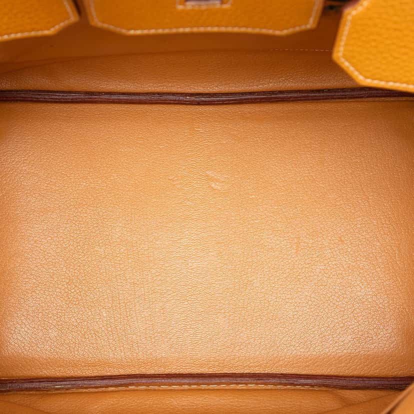 Hermès Togo Birkin Retourne 35 Orange Leather Very good condition - Model View