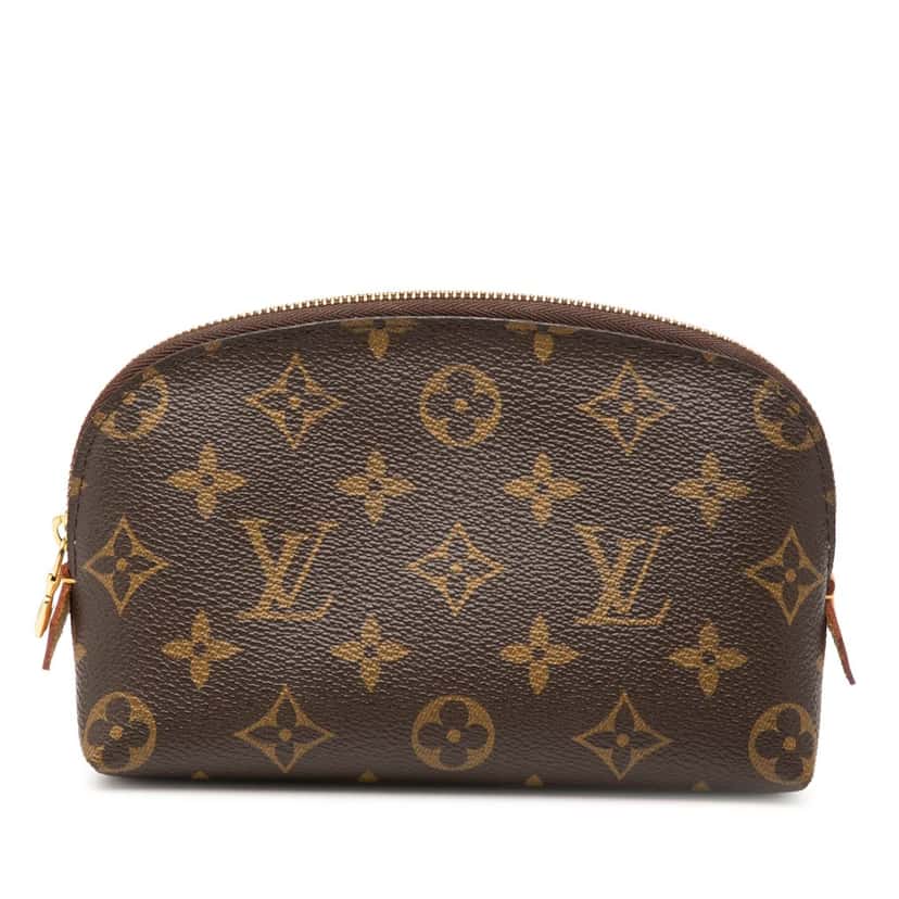 Louis Vuitton Monogram Cosmetic Pouch PM Brown Very good condition - Front View