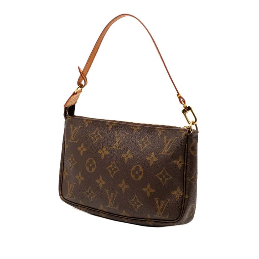 Louis Vuitton Monogram Pochette Accessoires Brown Very good condition - Back View