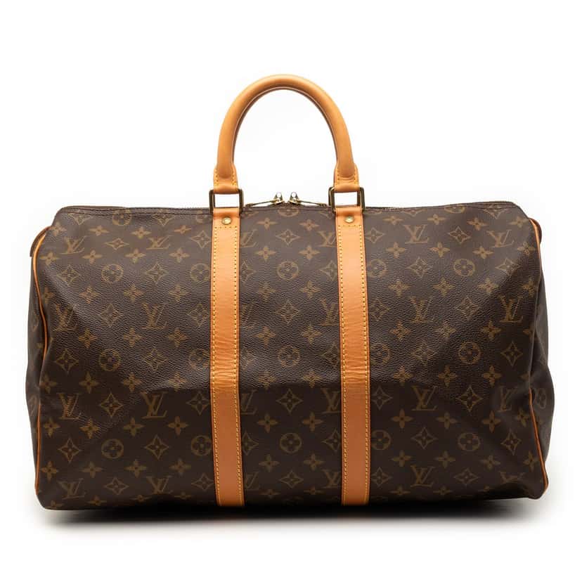 Louis Vuitton Monogram Keepall 45 Brown Very good condition - Front View