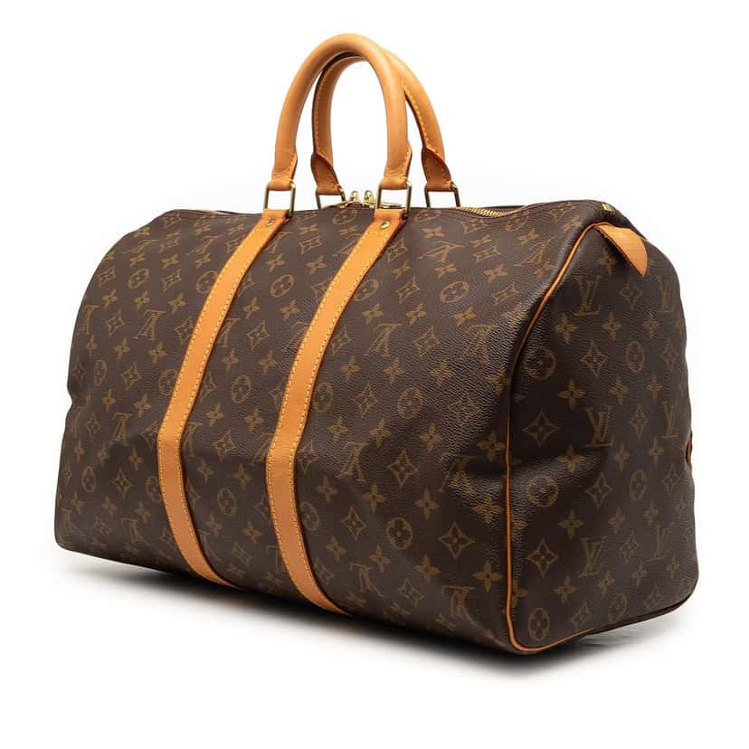 Louis Vuitton Monogram Keepall 45 Brown Very good condition - Back View