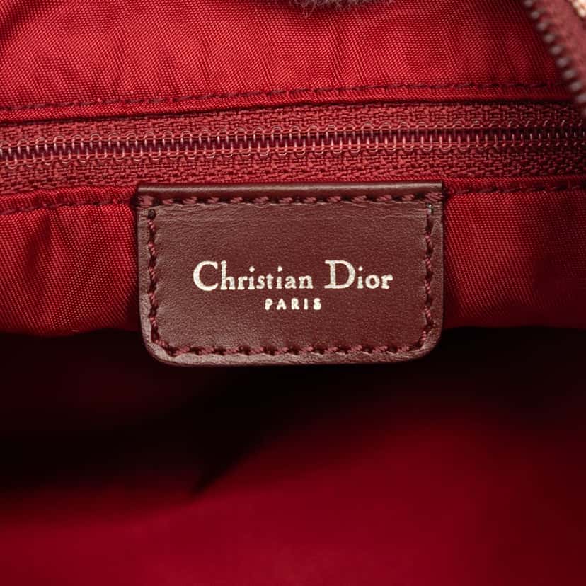 Dior Diorissimo Trotter Canvas Crossbody Red Very good condition - Box View