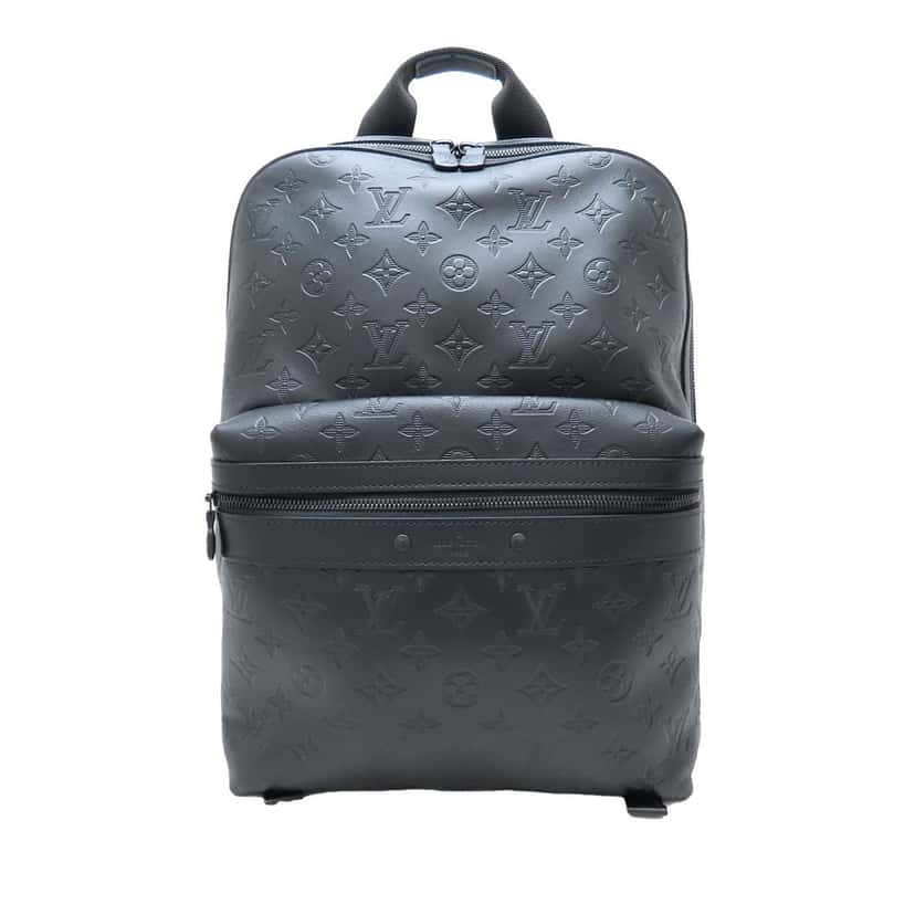 Louis Vuitton Monogram Shadow Sprinter Backpack Black Leather Very good condition - Front View