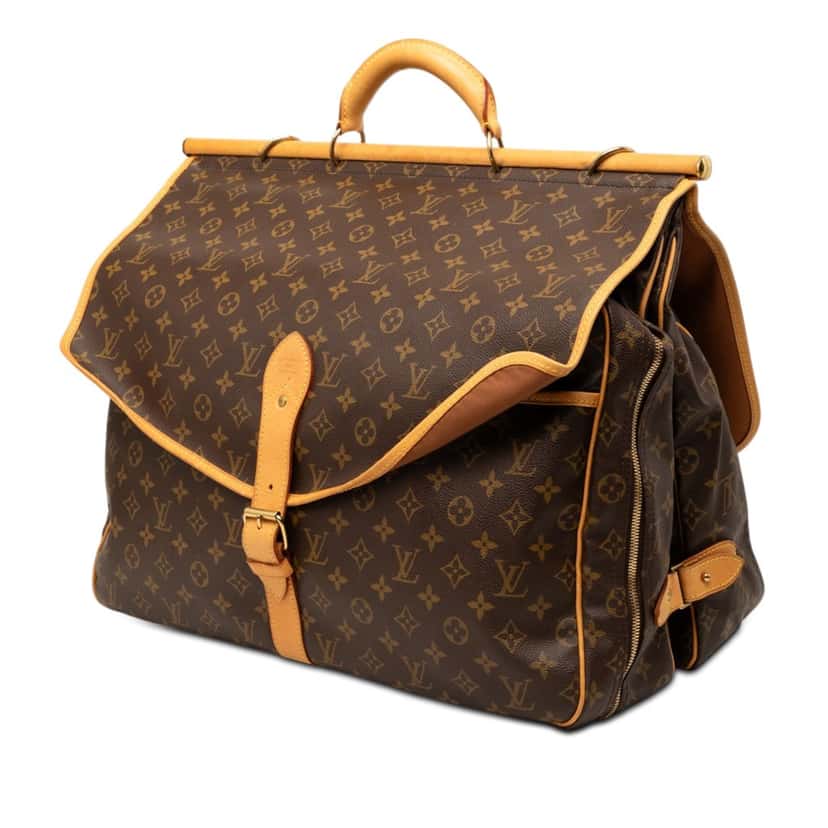 Louis Vuitton Monogram Sac Chasse Hunting Bag Brown Very good condition - Back View