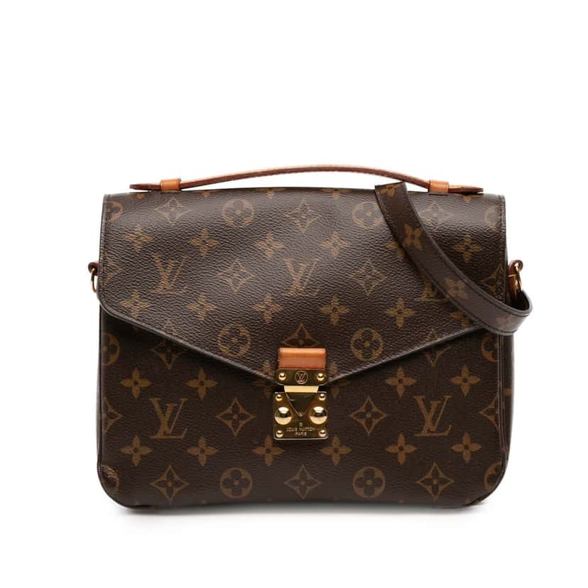 Louis Vuitton Monogram Pochette Metis Brown Very good condition - Front View