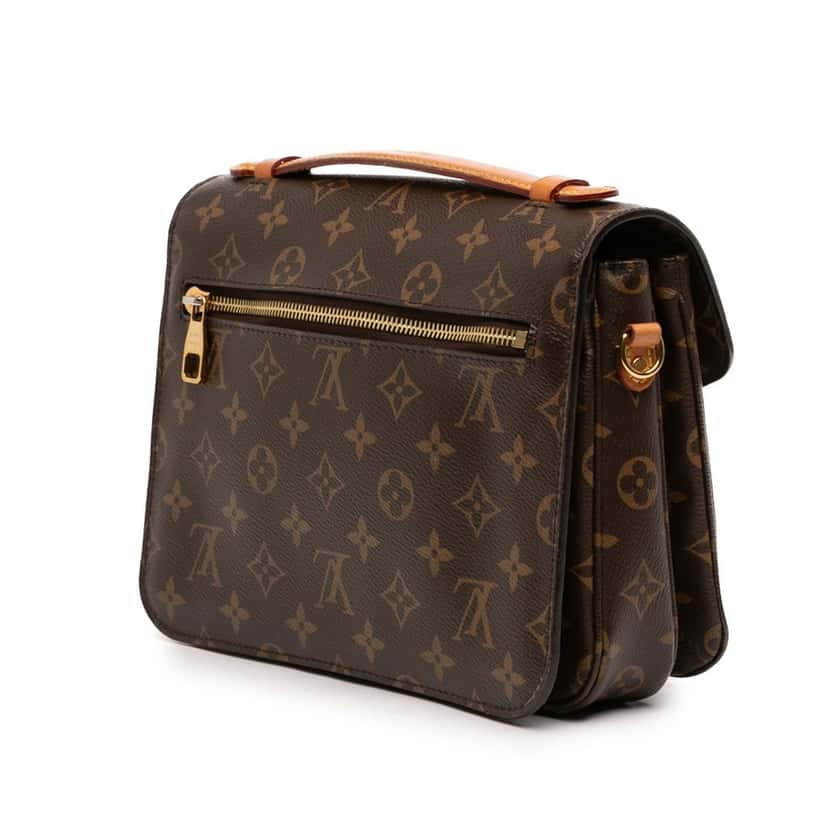Louis Vuitton Monogram Pochette Metis Brown Very good condition - Back View