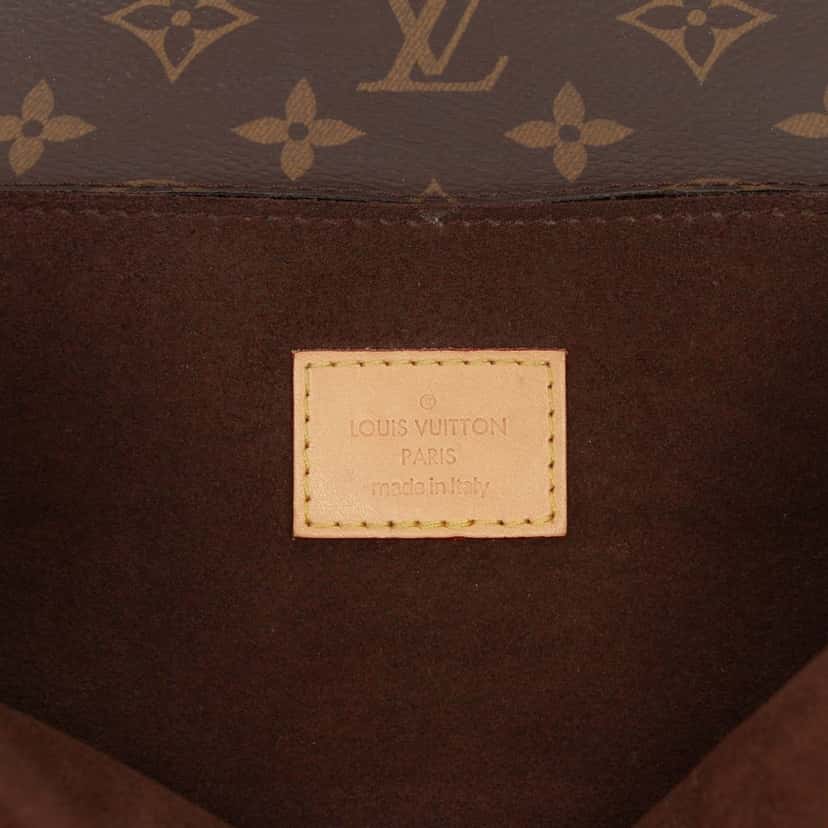 Louis Vuitton Monogram Pochette Metis Brown Very good condition - Box View