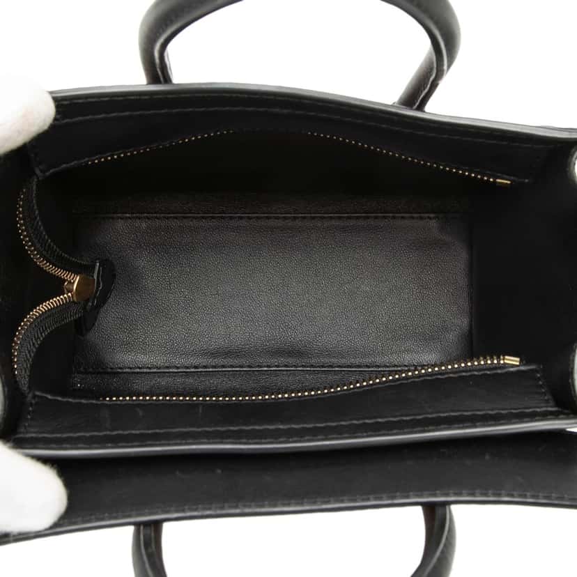 Celine Nano Tricolor Leather Luggage Tote Brown Leather Very good condition - Model View