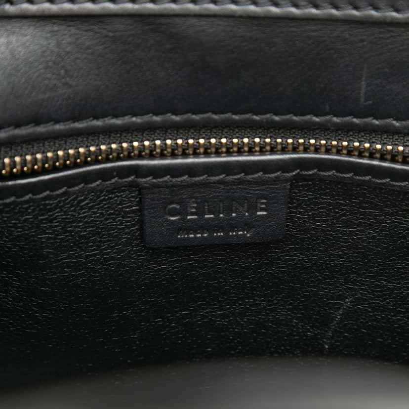 Celine Nano Tricolor Leather Luggage Tote Brown Leather Very good condition - Box View