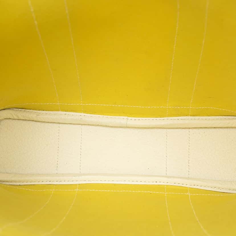 Hermès Toile and Negonda Garden File 28 Yellow Very good condition - Model View