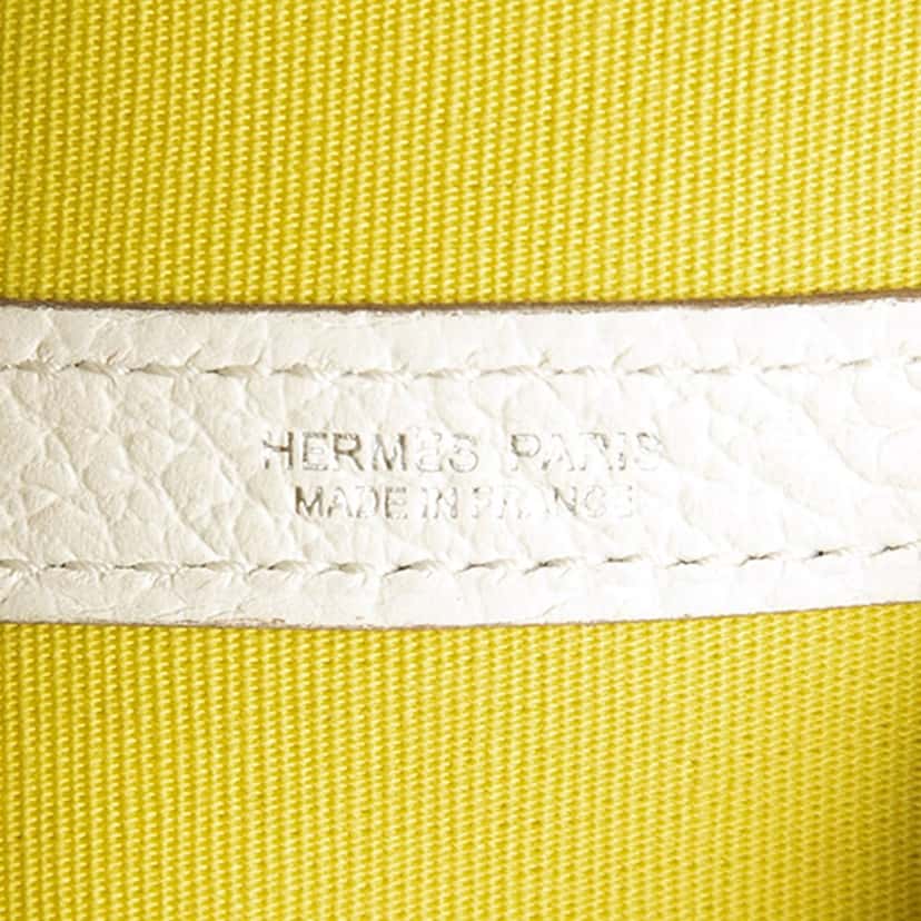 Hermès Toile and Negonda Garden File 28 Yellow Very good condition - Box View