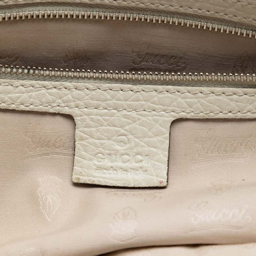 Gucci Medium GG Canvas Bamboo Libeccio Tote Beige Very good condition - Box View