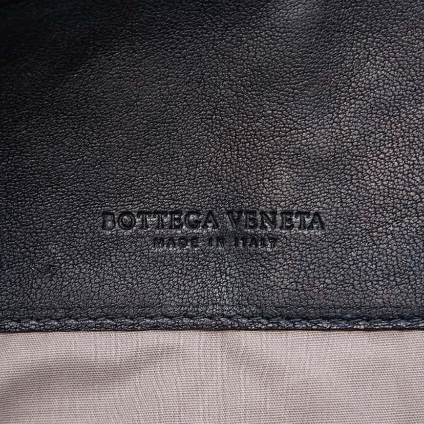 Bottega Veneta Tricolor Nappa Intrecciato Clutch Black Leather Very good condition - Box View