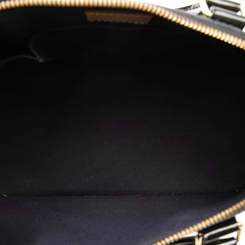 Louis Vuitton Monogram Vernis Alma PM Blue Leather Good condition - Model View