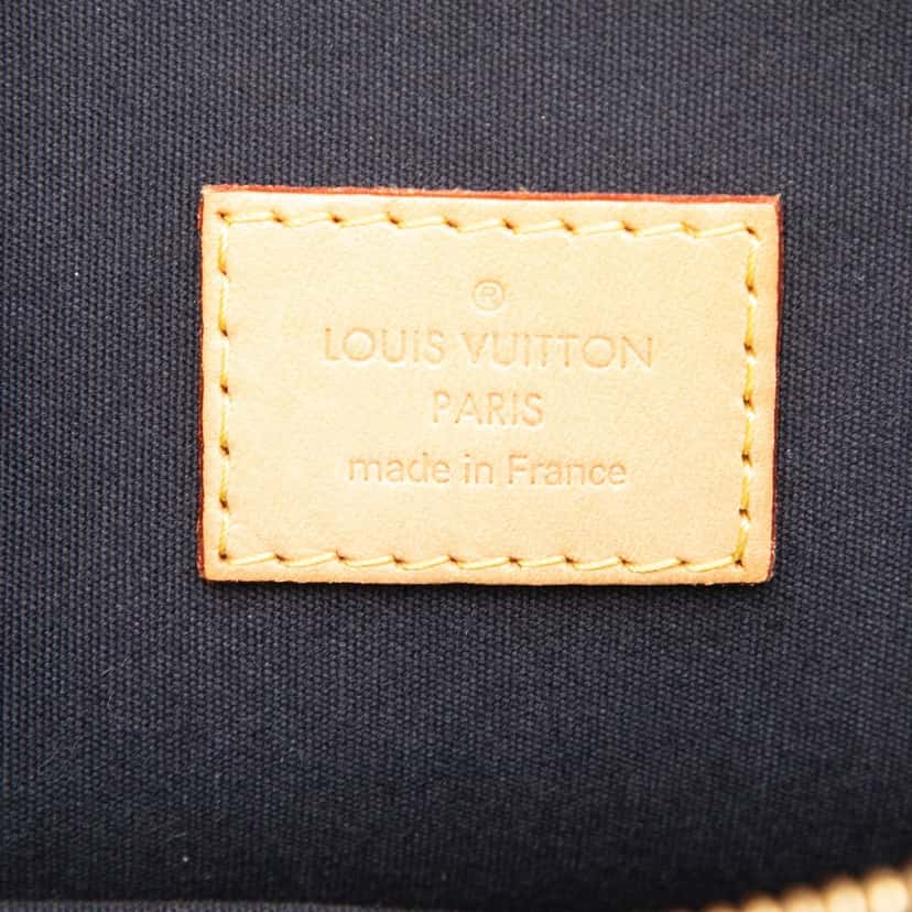 Louis Vuitton Monogram Vernis Alma PM Blue Leather Good condition - Box View