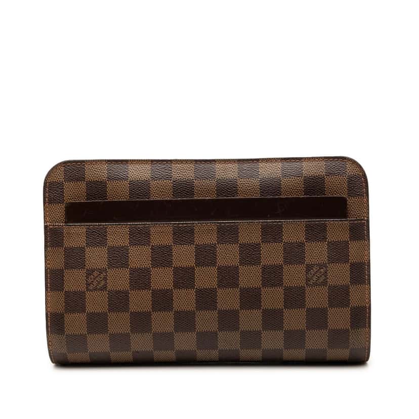 Louis Vuitton Damier Ebene Saint Louis Pochette Brown Good condition - Front View