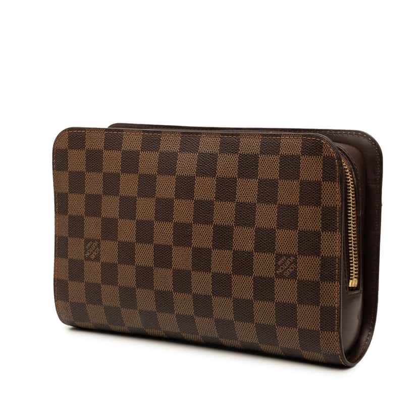Louis Vuitton Damier Ebene Saint Louis Pochette Brown Good condition - Back View