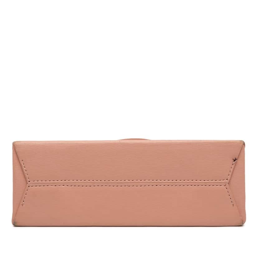 Off-White Mini Calfskin Box Flower Arrow Satchel Brown Leather Good condition - Inside View