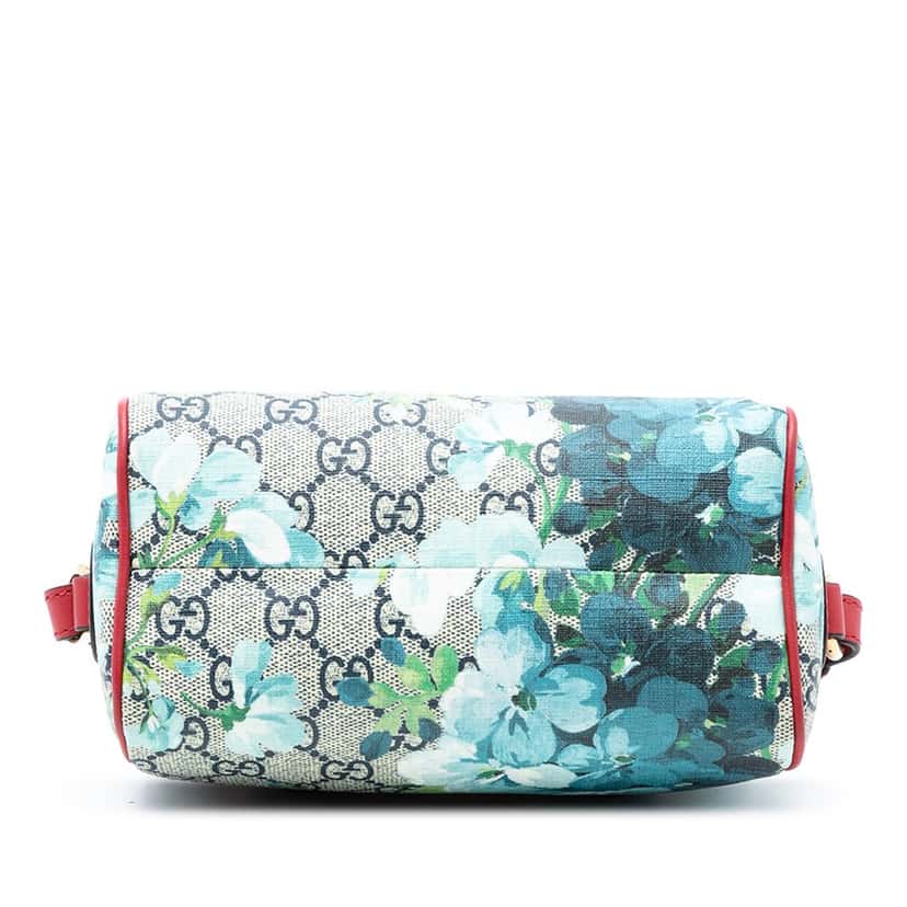 Gucci Mini GG Supreme Blooms Boston Bag Beige Very good condition - Inside View