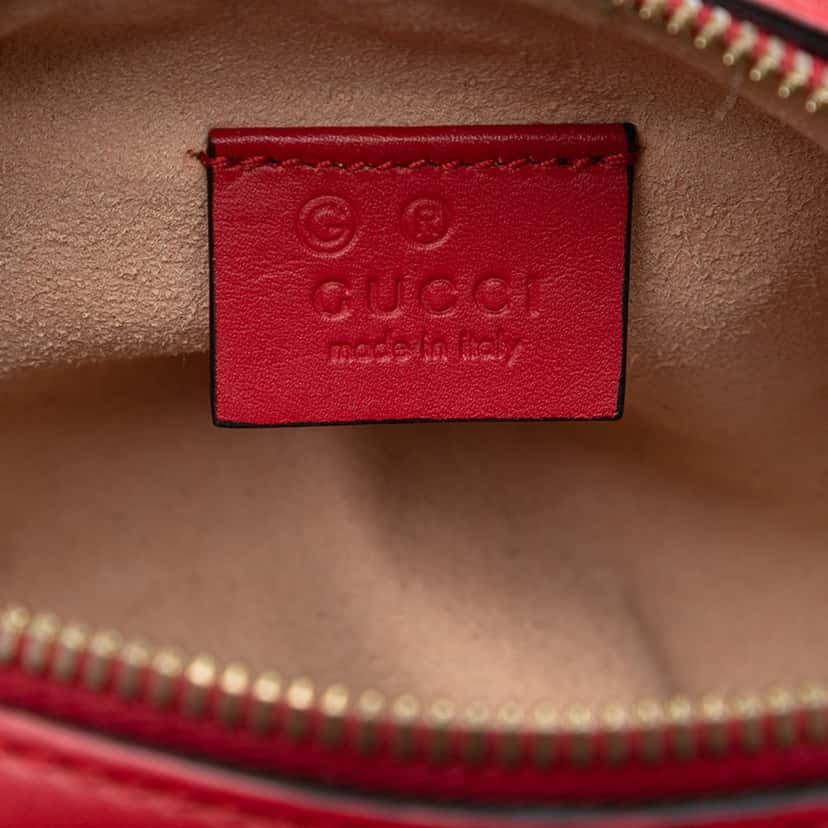 Gucci Mini GG Supreme Blooms Boston Bag Beige Very good condition - Box View