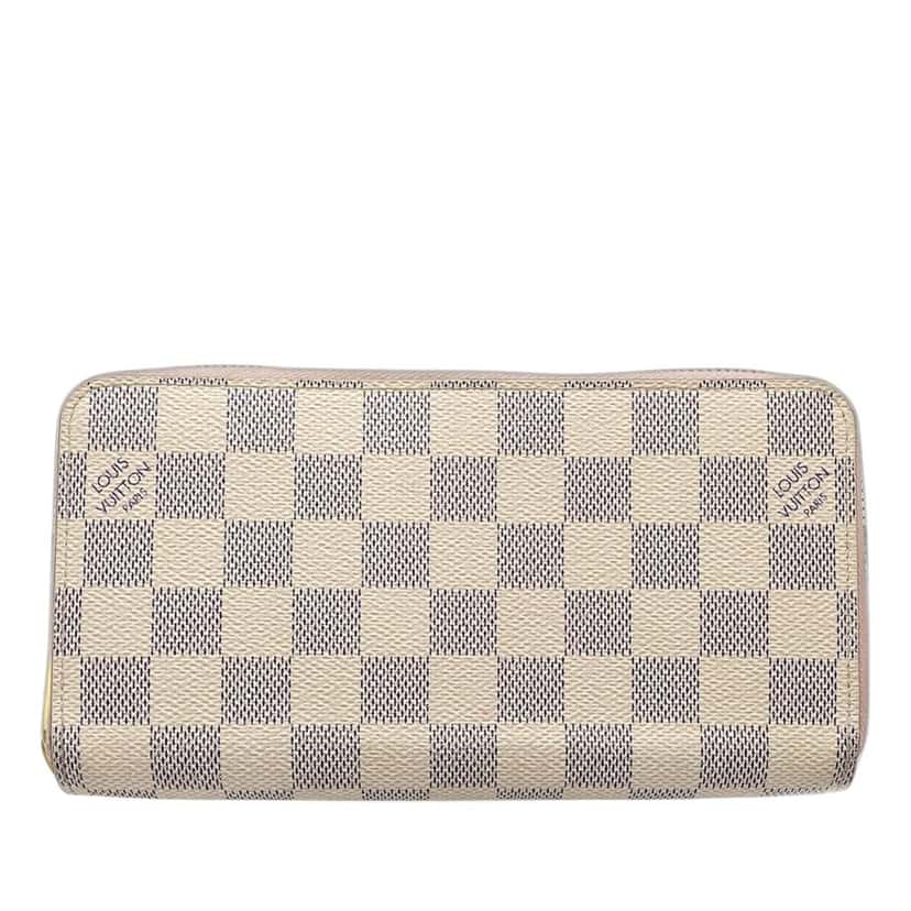 Louis Vuitton Damier Azur Zippy Wallet White Very good condition - Front View
