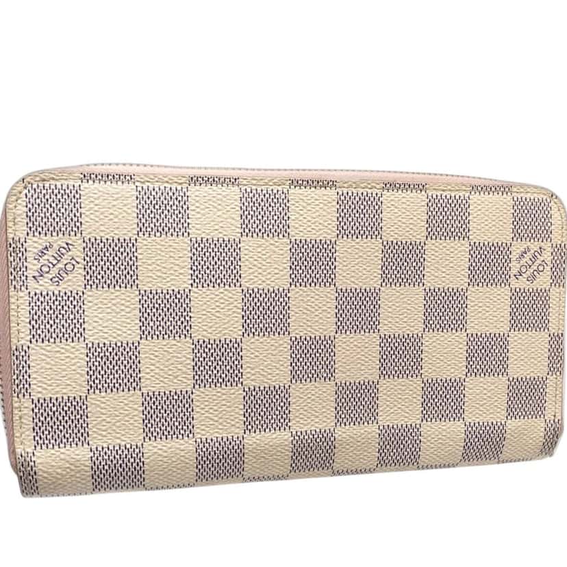 Louis Vuitton Damier Azur Zippy Wallet White Very good condition - Back View
