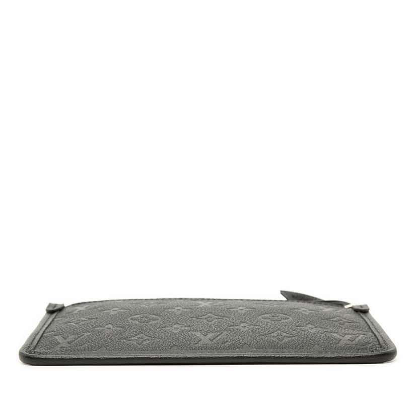 Louis Vuitton Monogram Empreinte CarryAll PM Pouch Black Leather Very good condition - Inside View