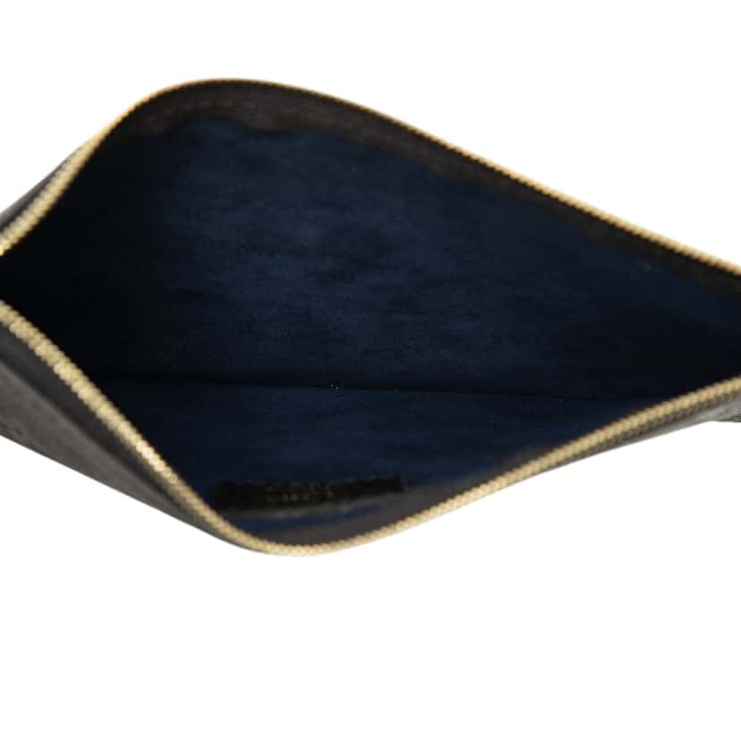 Louis Vuitton Monogram Empreinte CarryAll PM Pouch Black Leather Very good condition - Model View