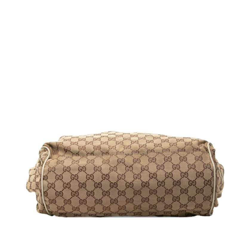 Gucci GG Canvas Sukey Satchel Beige Very good condition - Inside View