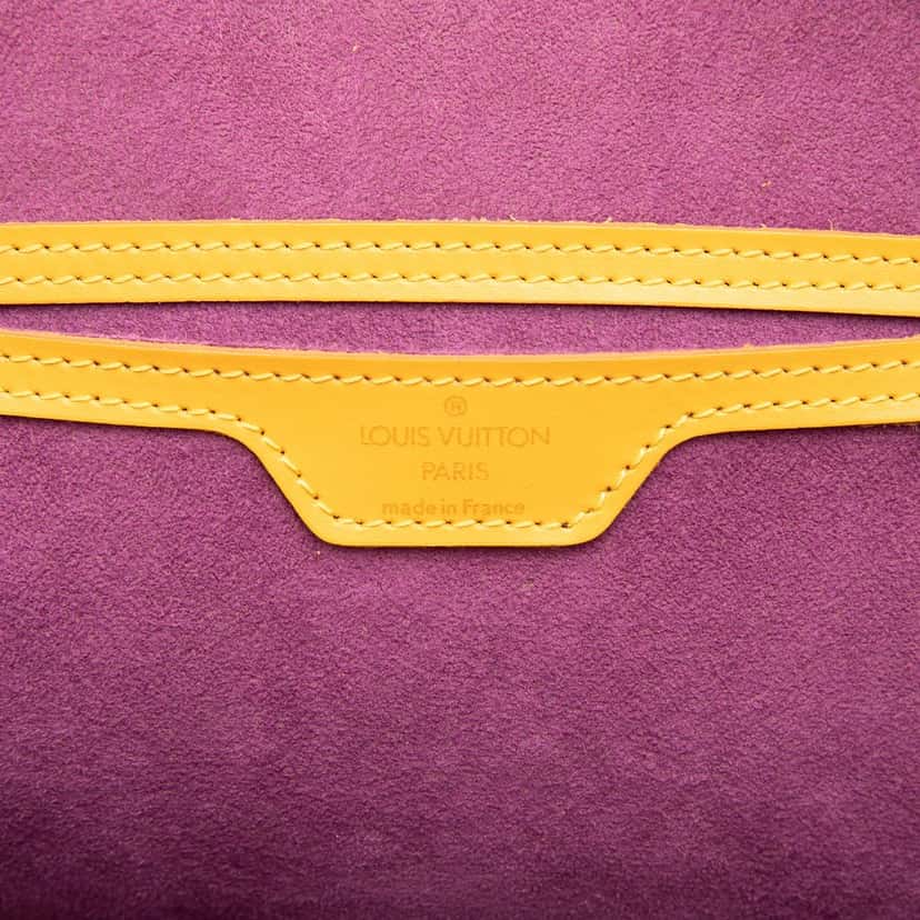 Louis Vuitton Epi Gobelins Yellow Leather Very good condition - Box View
