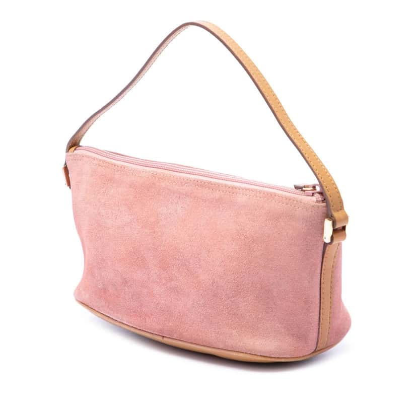 Gucci Suede Boat Pink Leather Very good condition - Back View