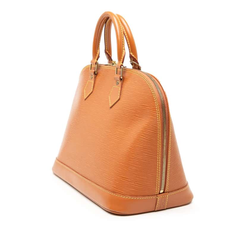 Louis Vuitton Epi Alma PM Brown Leather Very good condition - Back View